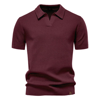 Holger – Strukturiertes Polo-Shirt