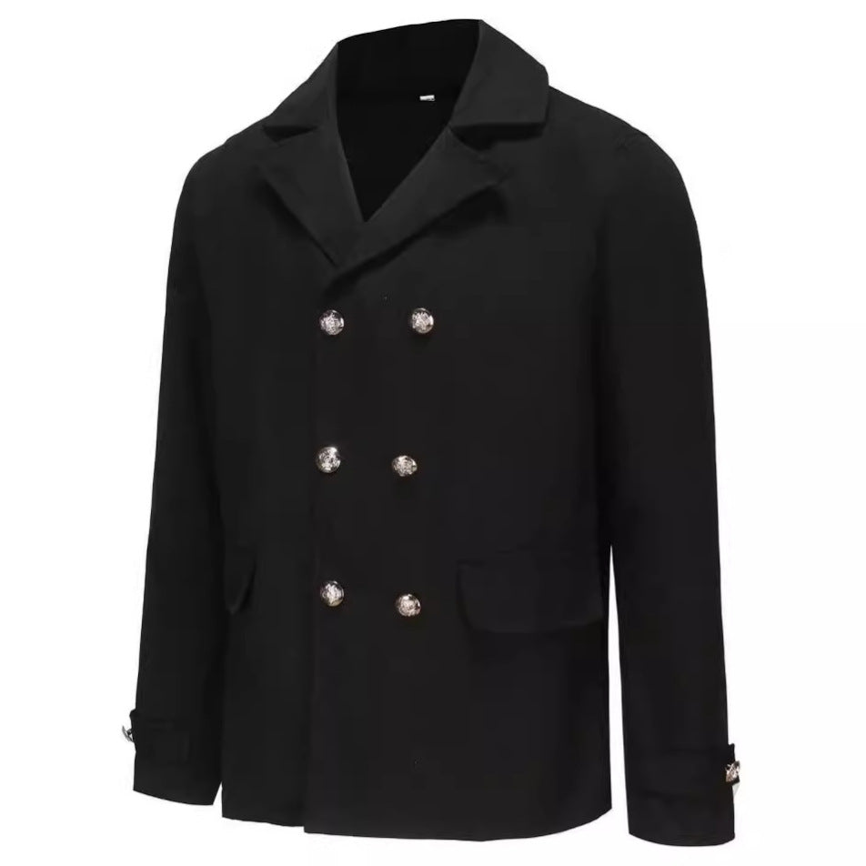 Herren modischer Doppeltknopf-Blazer Aliams