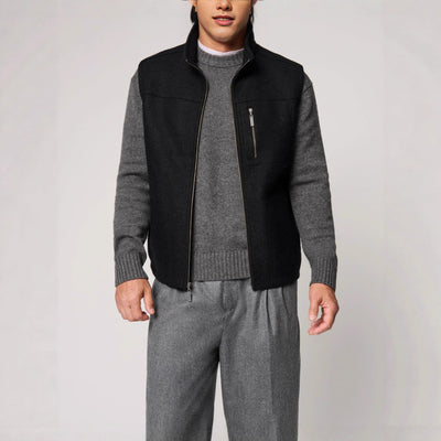 Herren kuschelige Weste aus Filz Aliams