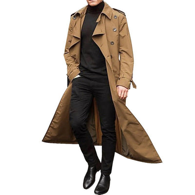 Herren eleganter Trenchcoat mit modernem Schnitt Aliams