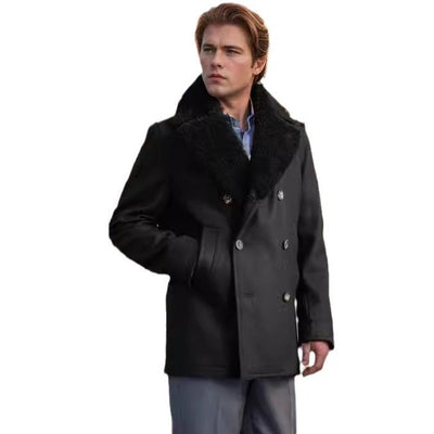 Herren eleganter Lammfell-Bomberjacke Aliams