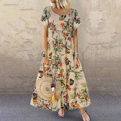 Lockeres Florales Maxikleid für Herren