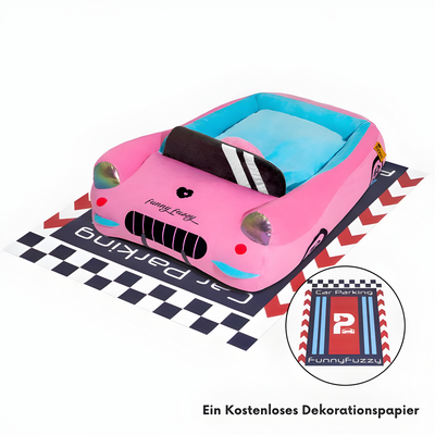 TurboPaws - Konvertierbares Rennwagen-Haustierbett