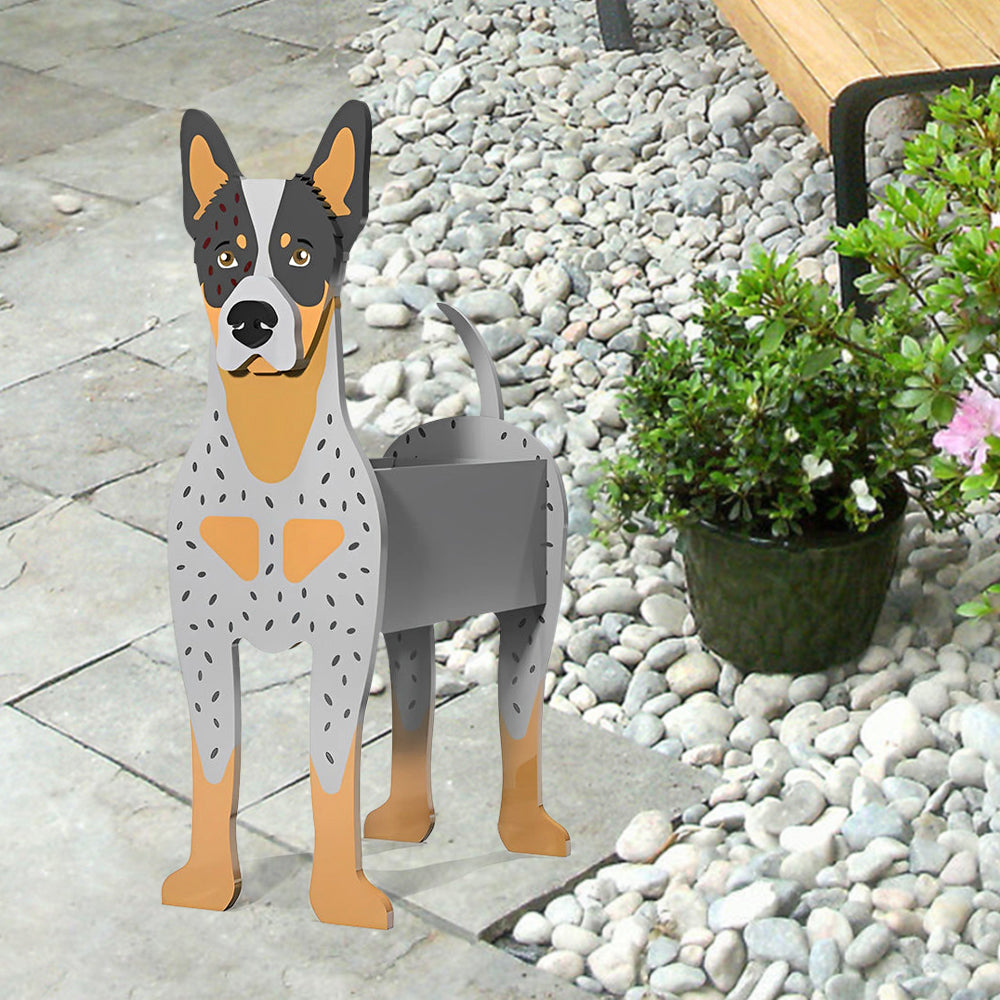 Australian Cattle Dog Flower Pot