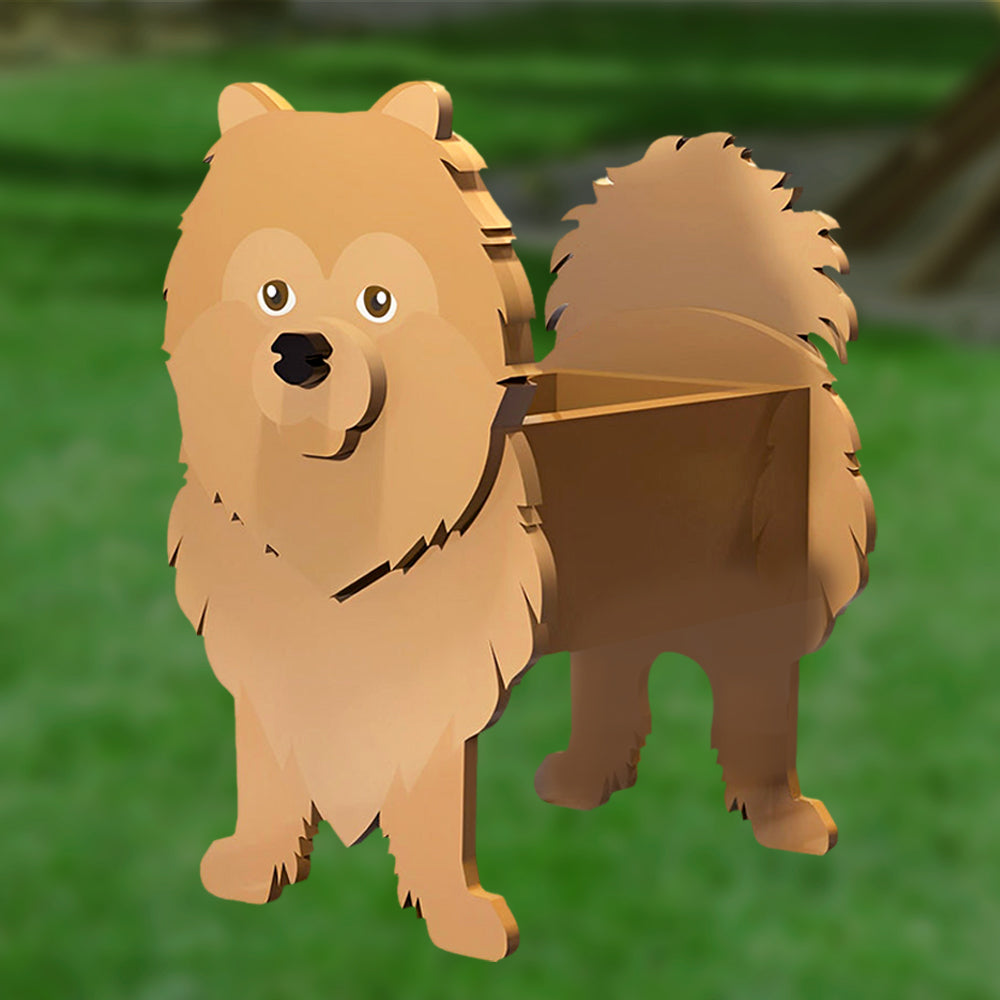 Pomeranian Flower Pot