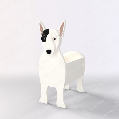 Bull Terrier Pflanzenübertopf