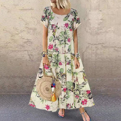 Lockeres Florales Maxikleid für Herren