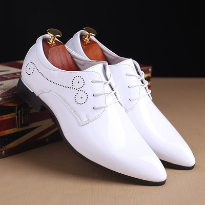 Pelle - Elegante Herren-Schnürschuhe mit spitzer Kappe für den Sommer