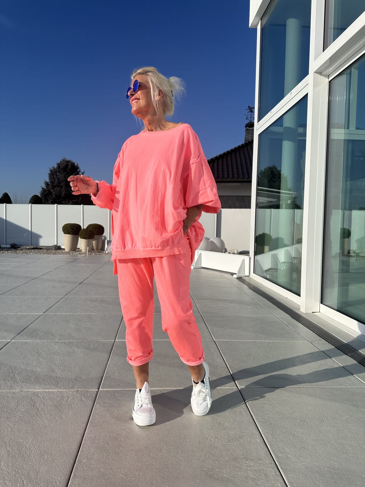 Esmaria - Lässiges Lounge Zweiteiler Satz