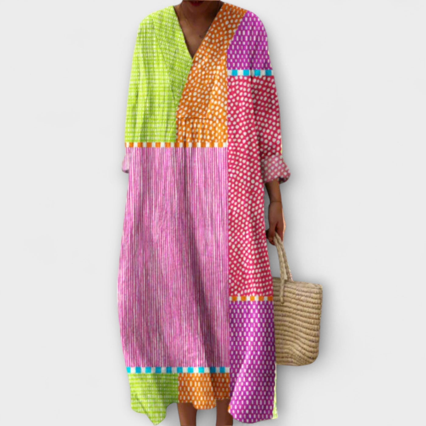 Mai - Elegantes Geometrisches Kleid