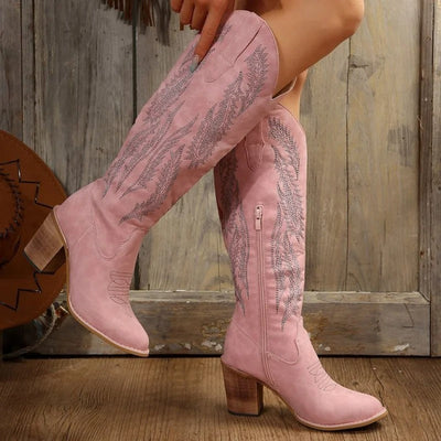 Quiana - Cowboystiefel mit Lederriemen