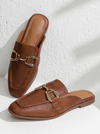 Rabea – Damen Loafers Slip-On Vintage Stil Aus Leder