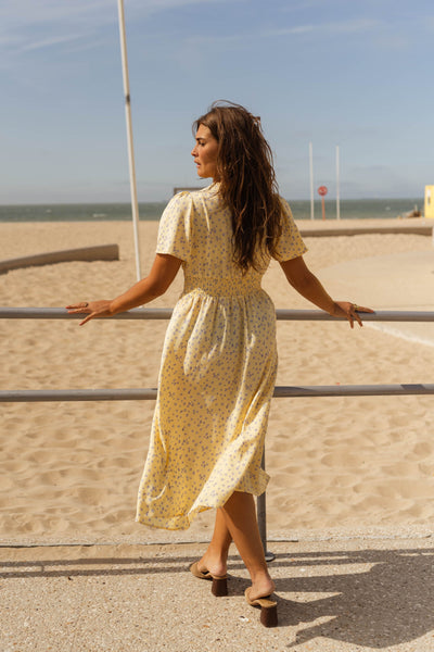 Diana™ | Das Geblümtes Sommer Midikleid