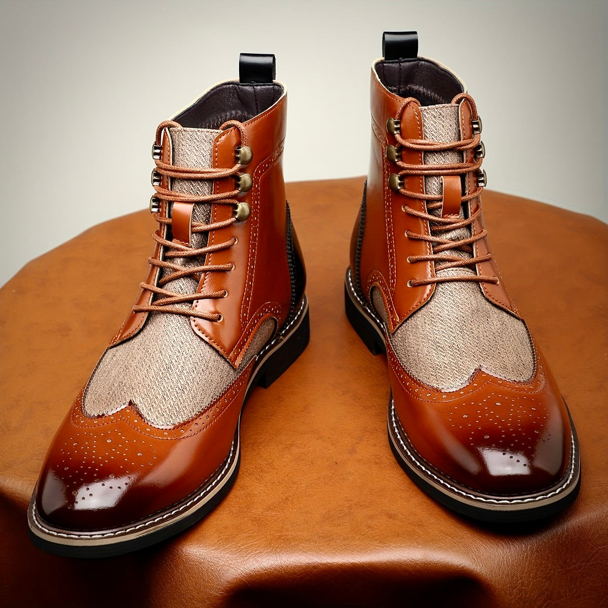 Robert - Premium Oxford Leather Boots for Comfort and Style