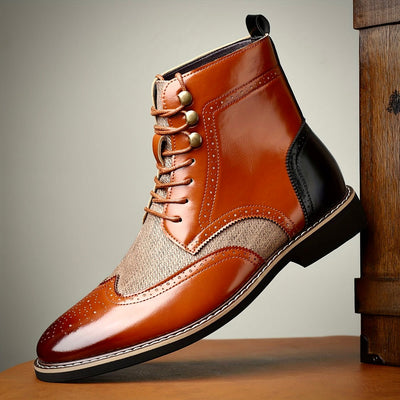 Robert - Premium Oxford Leather Boots for Comfort and Style