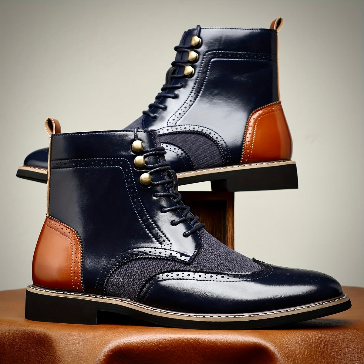 Robert - Premium Oxford Leather Boots for Comfort and Style