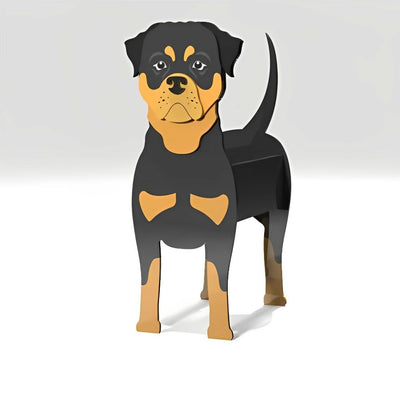 Rottweiler Pflanzentopf