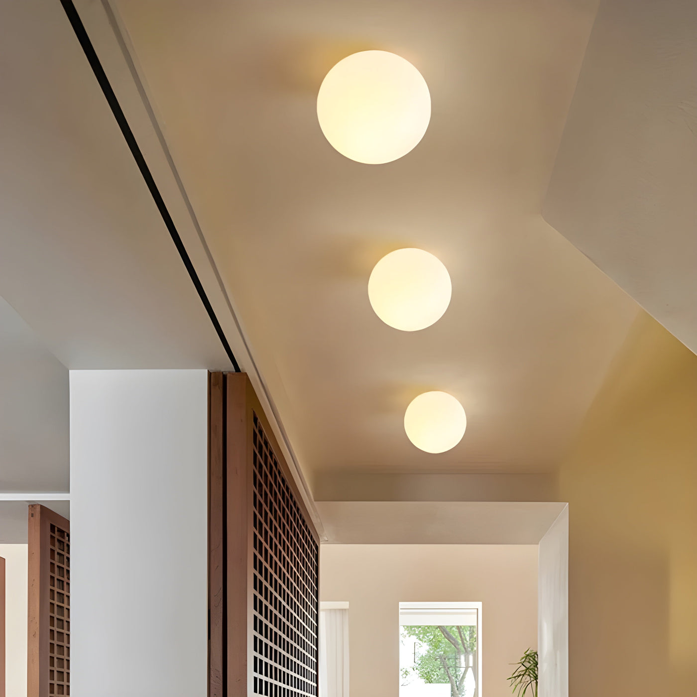 AeroBeam Light - Modern Runde Glas Wandleuchte