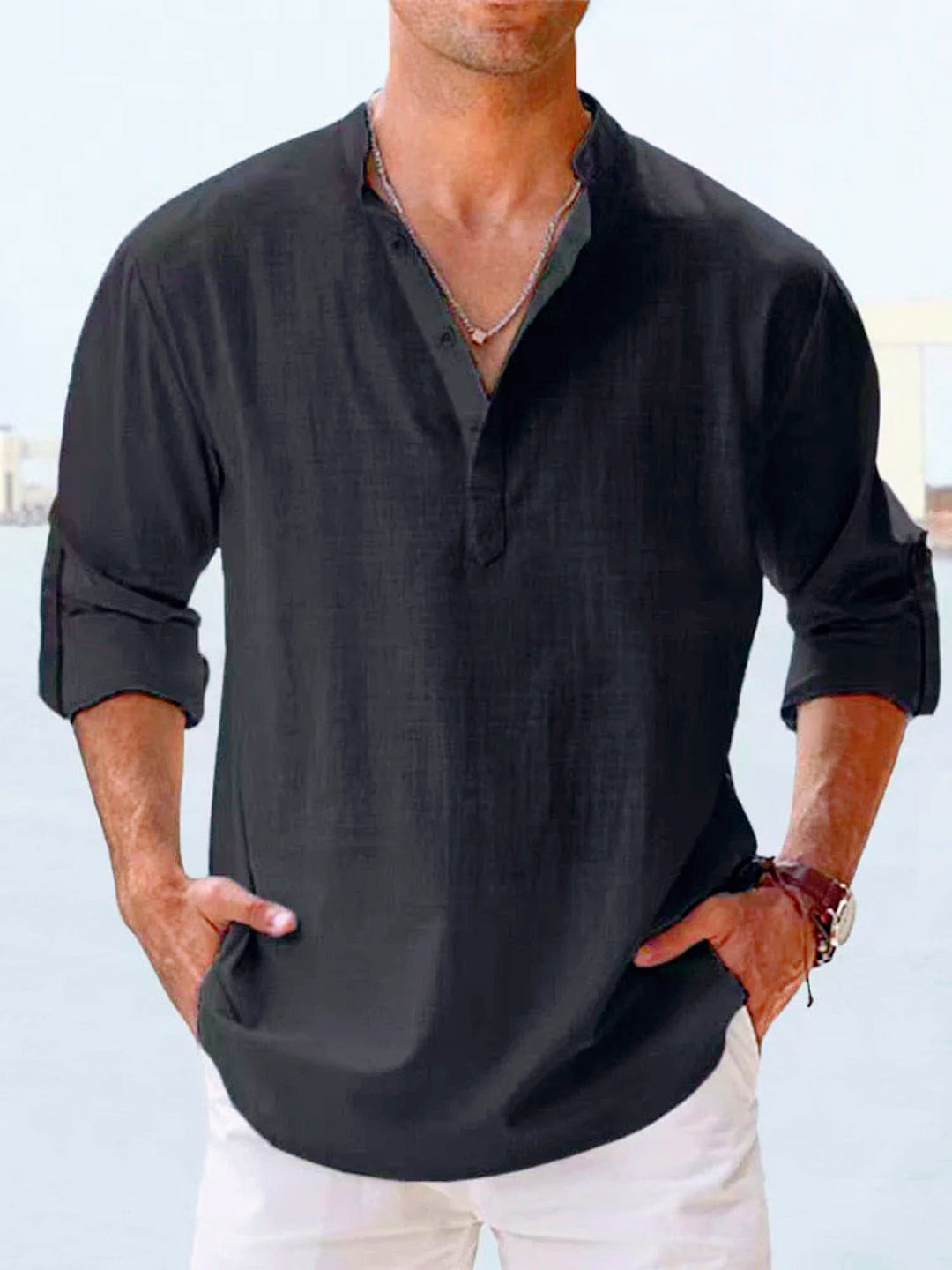 Mayfair™ | Lässiges Leinenhemd