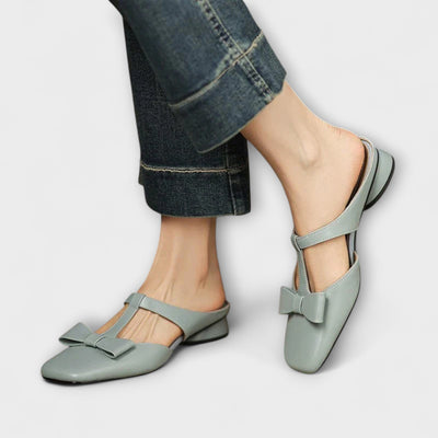 Solenza - Lina Quadratische Zehenhausschuhe