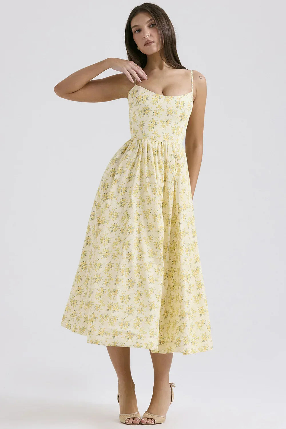 Hanna® | Trägerloses Kleid mit Neckholder