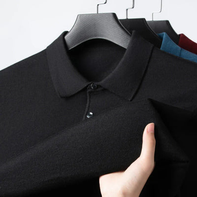 Mayfair™ | Langarm-Cashmere-Poloshirt
