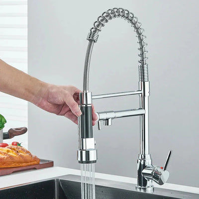 HydroSpout Wasserhahn - Flexibler Doppelauslauf mit zwei Modi und 360° Drehung Wasserhahn