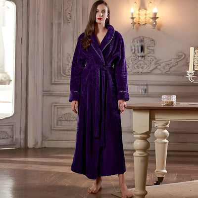 Alex Bathrobe - Luxus-Thermo-Bademantel aus Jacquard