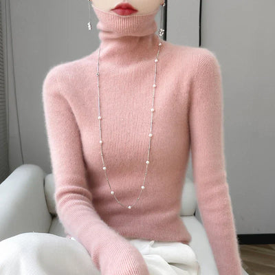 Brand & Belle | Luxuriöser Cashmere Pullover mit hohem Kragen