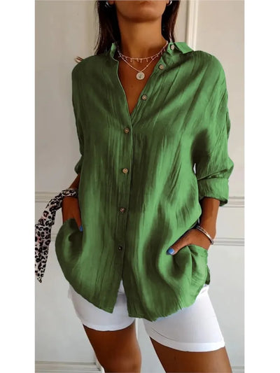 Nadia®️™ | Weiche, atmungsaktive Baumwollbluse