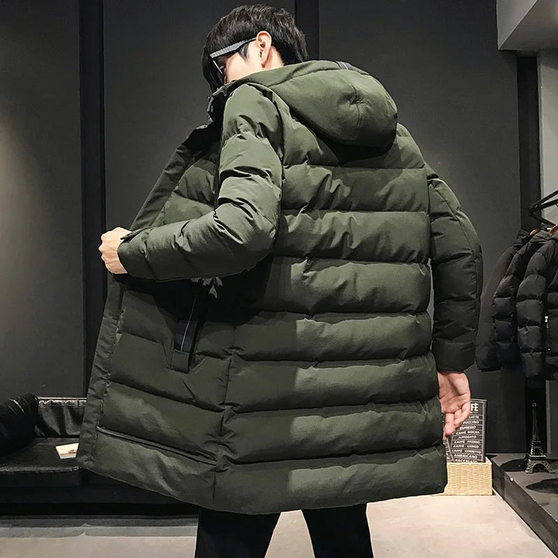 Winterjacke mit Kapuze für Männer
