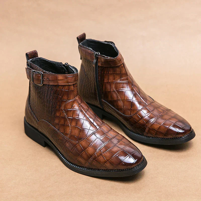 Mayfair™ | Lederstiefel mit Schnalle