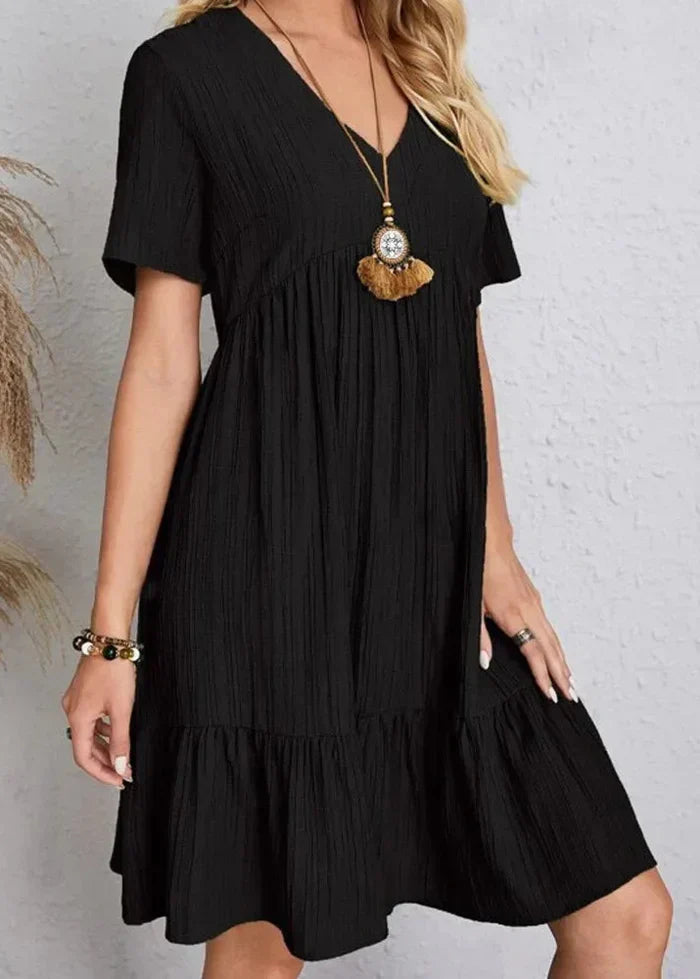 Lorene – Elegantes Bauch Schmeichelhaft Kleid