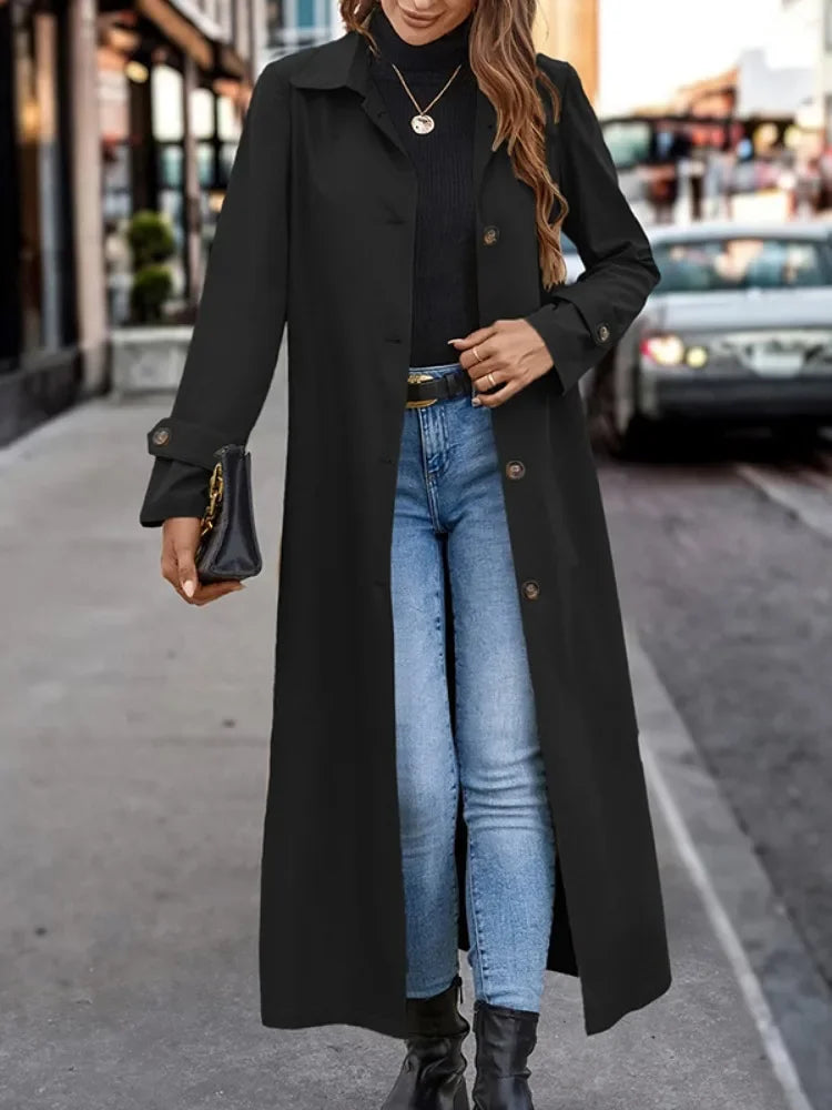 Langer Trenchcoat für Frauen