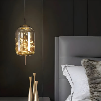 CrystalBeam Light - Moderne LED-Pendelleuchte Sterne