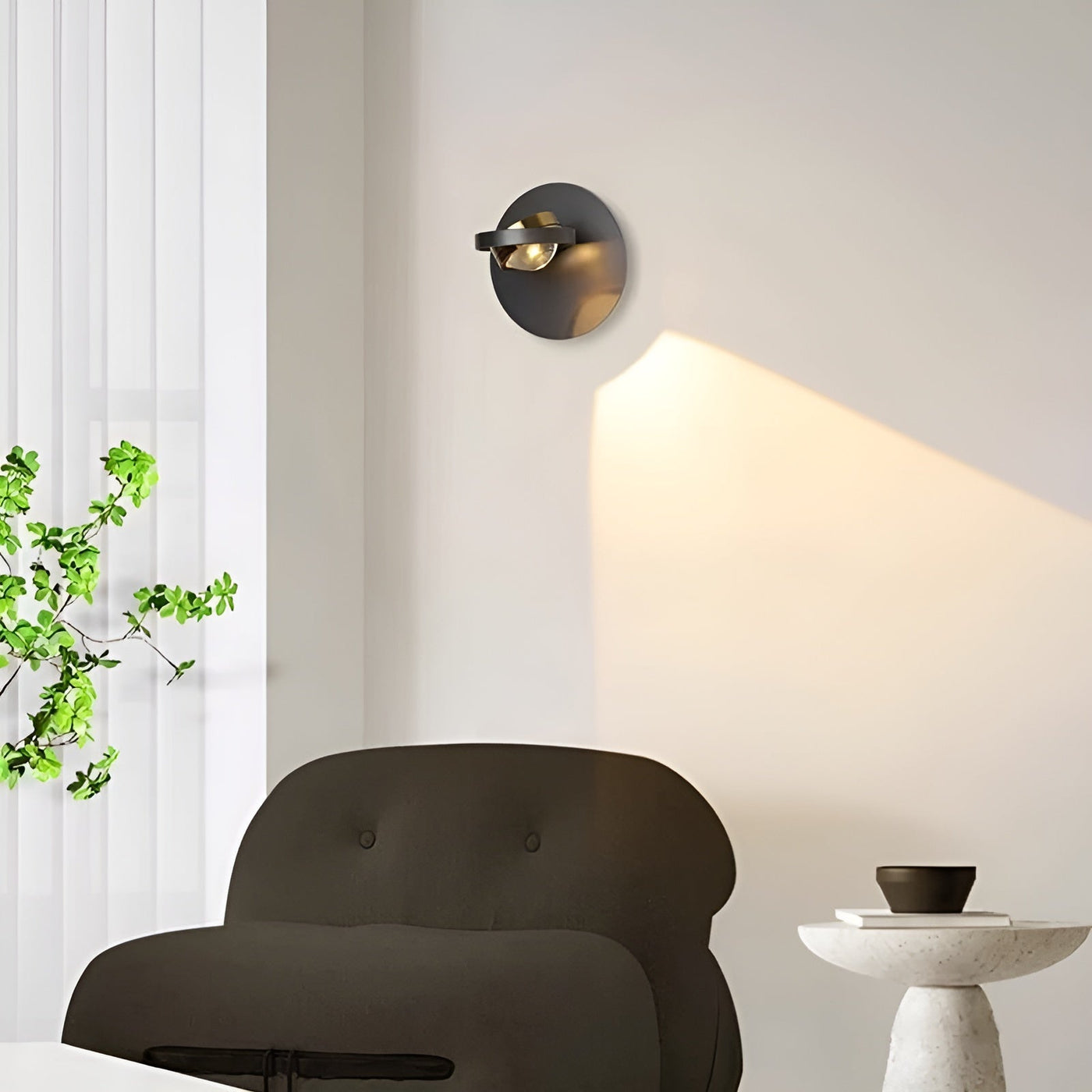 OrbitShine Light - Modern Rotating LED Wall Light