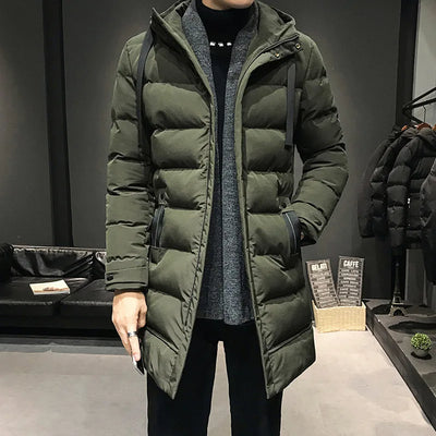 Winterjacke mit Kapuze für Männer