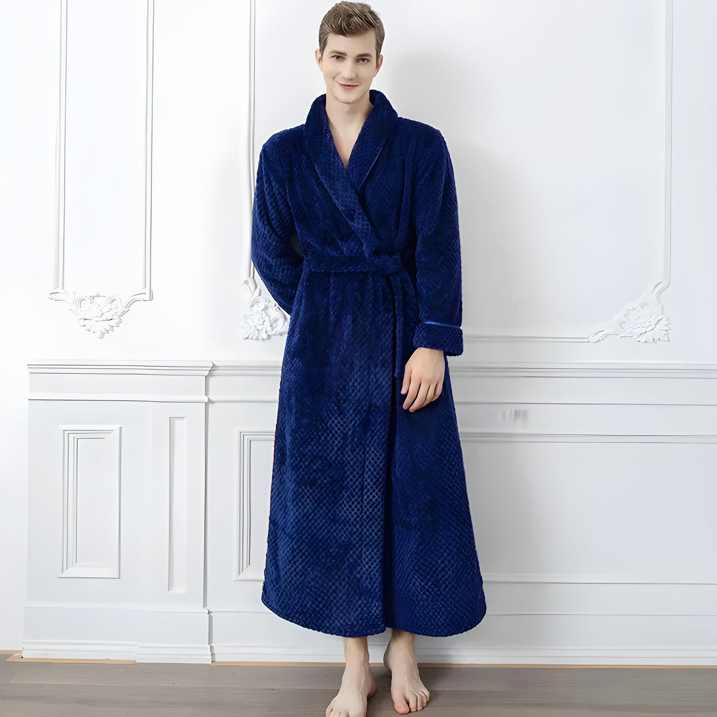 Alex Bathrobe - Luxus-Thermo-Bademantel aus Jacquard