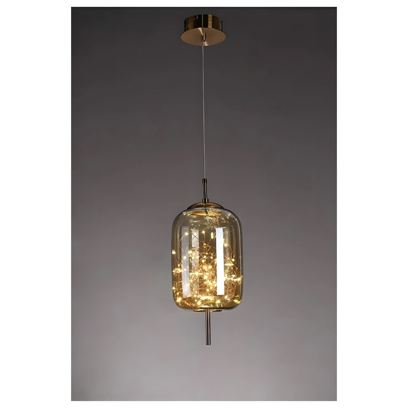 CrystalBeam Light - Moderne LED-Pendelleuchte Sterne