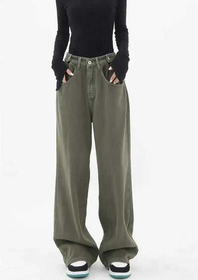 Lässige High Waist Jeans mit Bequemer Passform für Frauen