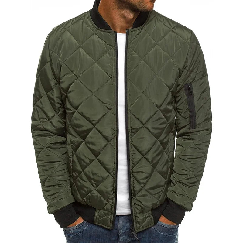 Damian™ | Lässige Jacke mit Rauten-Design