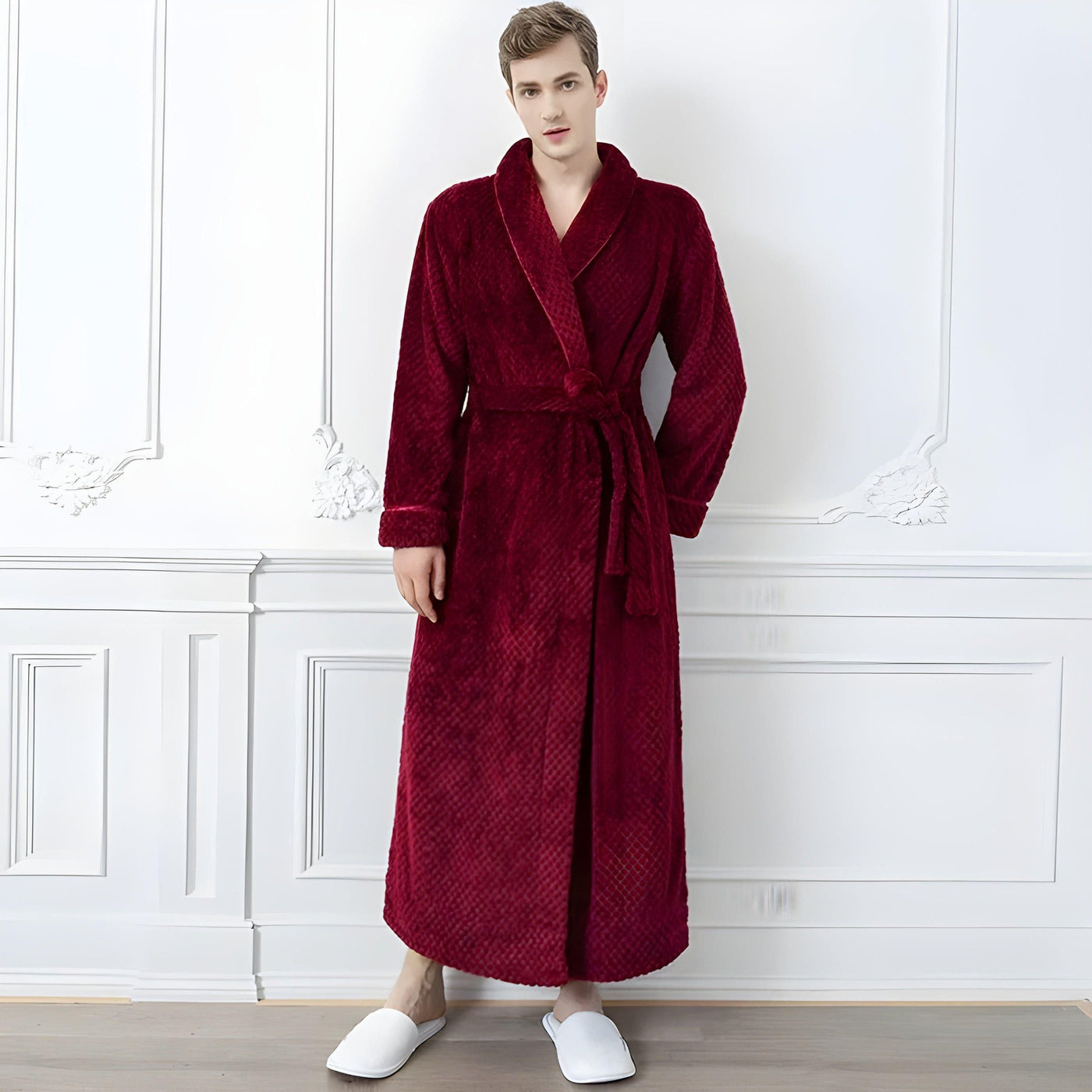 Alex Bathrobe - Luxus-Thermo-Bademantel aus Jacquard