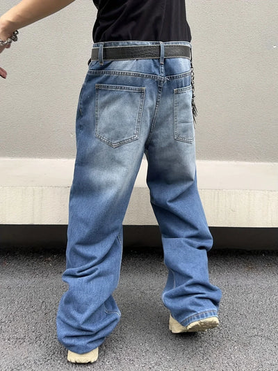 Modische Baggy Jeans für Herren | Weites Bein
