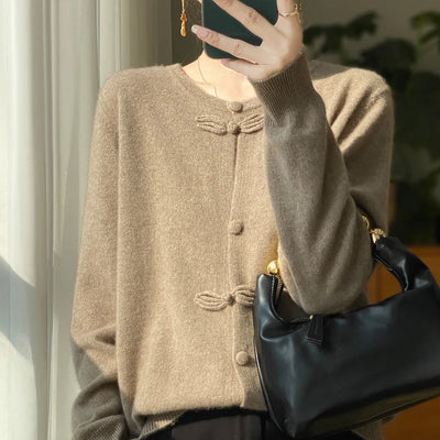 Leonie - Strickjacke mit Knoten