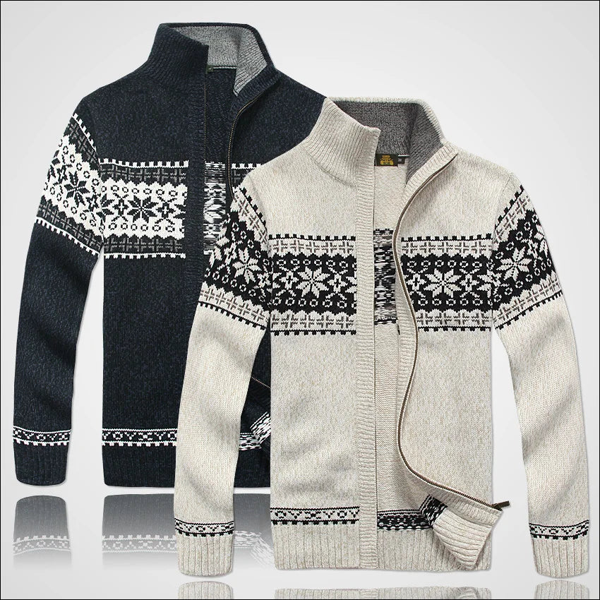 Thomas | Zip-Up Vintage Cardigan