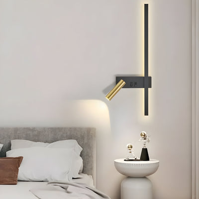 QuietGlow Lamp - Minimalist Duo-Wandlampe mit Schalter