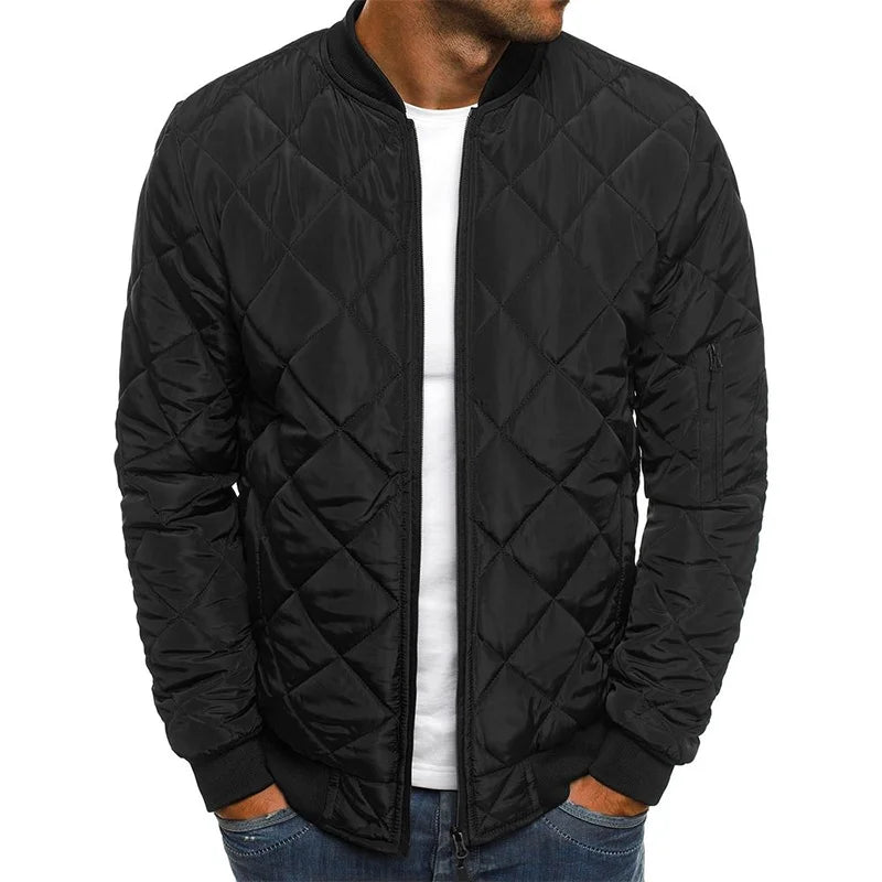 Damian™ | Lässige Jacke mit Rauten-Design