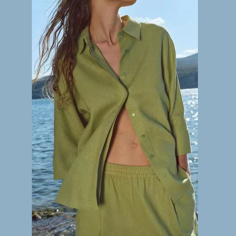 Ava | Casual Hemd-Set mit stilvoller Leichtigkeit