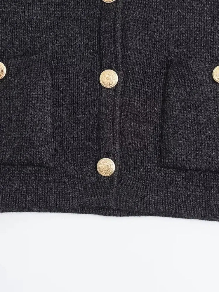 Brand & Belle | Eleganter Strick-Button-Up-Cardigan