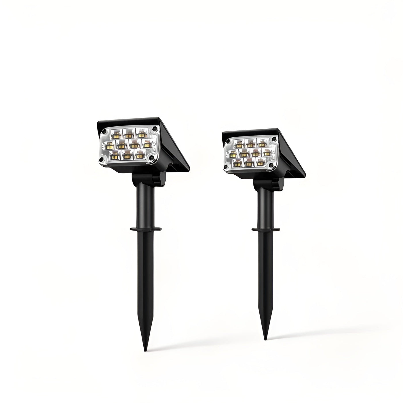 2x SunBeam Light – Kabellose LED Solar Gartenleuchte